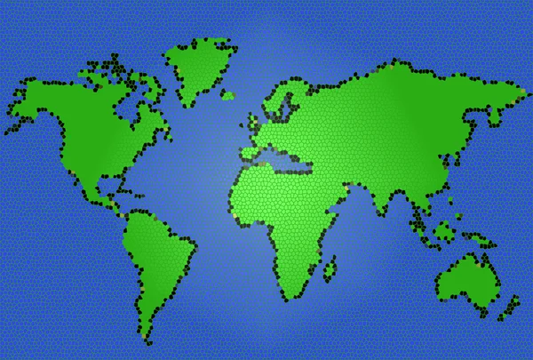 Mapa Mundial — Foto de Stock