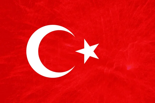 Zászló-Törökország — Stock Fotó