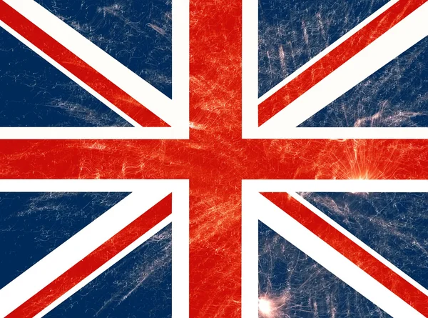 United Kingdom England Flag Ilustration Computer Generated — стоковое фото