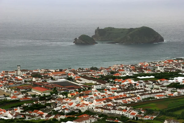 Aldeia Dos Açores Vista Cima — Fotografia de Stock