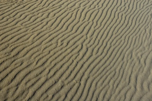 Закрыть Песчаные Рябь Фоне Пустыни — стоковое фото