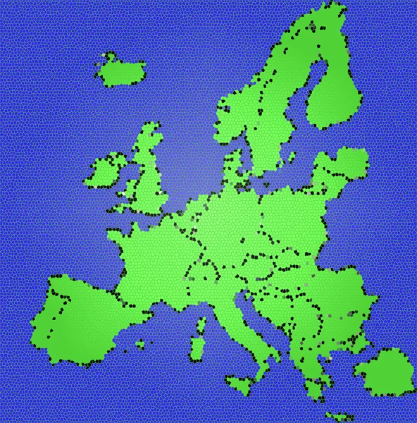 Иллюстрация Европы — стоковое фото