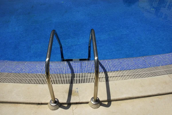 Summing Pool Blaues Wasser Detail Sommer — Stockfoto