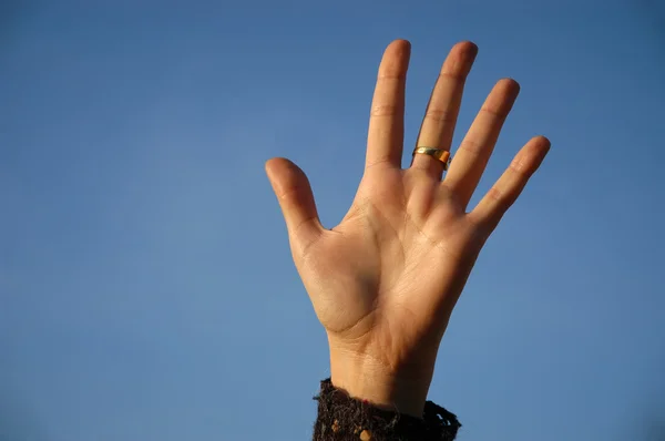Hand kvinna — Stockfoto