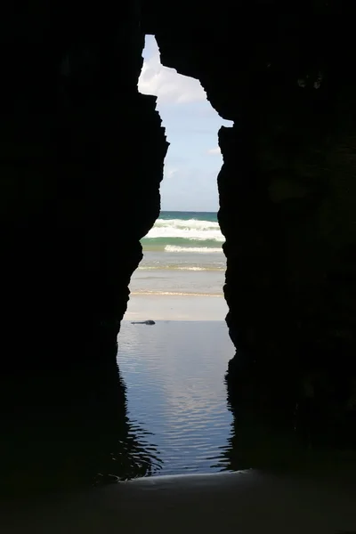 Berömd Grotta Galizien Norra Spanien — Stockfoto
