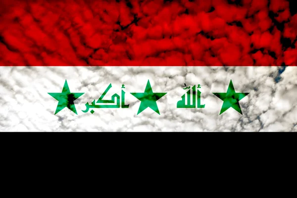 이라크 깃발 — 스톡 사진