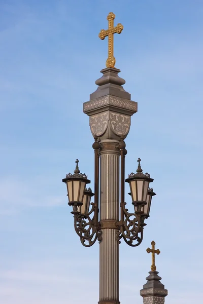 Lanterne dans un temple, ville Moscou — Photo
