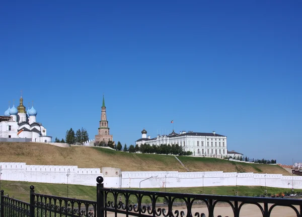 Krásná krajina s jakýmsi na Kreml — Stock fotografie