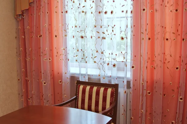 Nappali szoba belseje egy új ház — Stock Fotó
