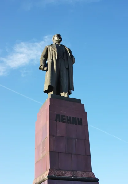 纪念碑列宁、 城市喀山 — 图库照片