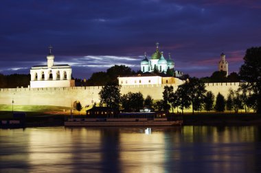 güzel bir gece sahne, veliky novgorod şehri