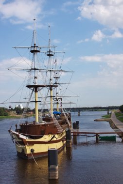 Fırkateyn nehrinde veliky novgorod şehri