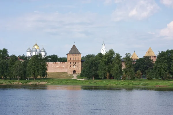 Пейзаж с видом на Кремль — стоковое фото