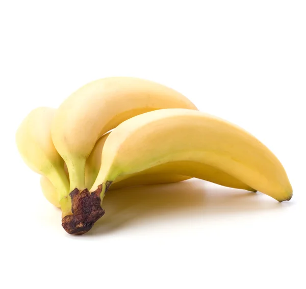 Бананы изолированы на белом фоне — стоковое фото