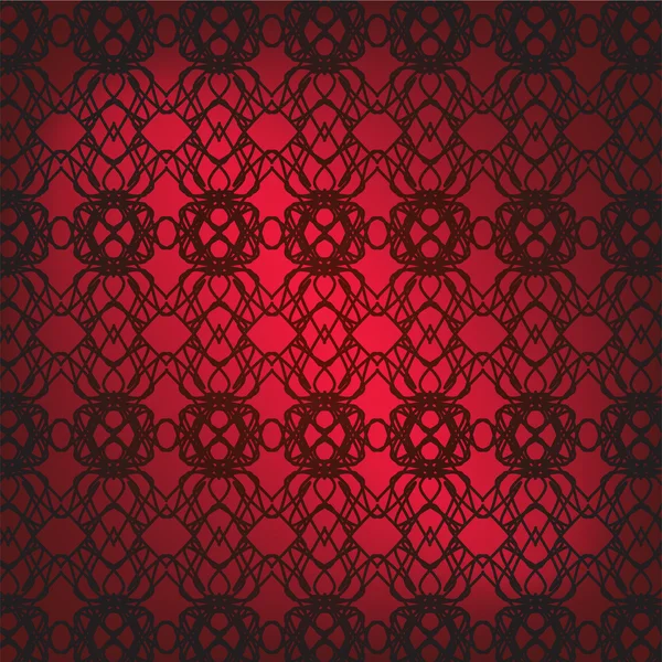 Красный бесшовный орнамент — стоковый вектор