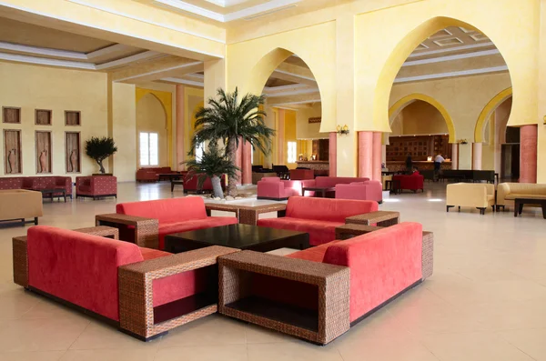 Lobby im Hotel — Stockfoto