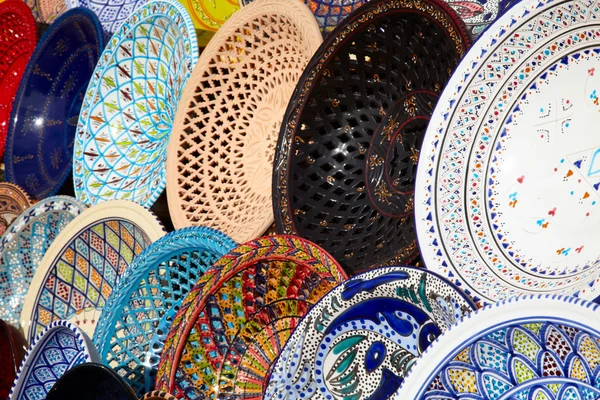 Traditional Arabic Pottery on the Market — Stock Photo, Image