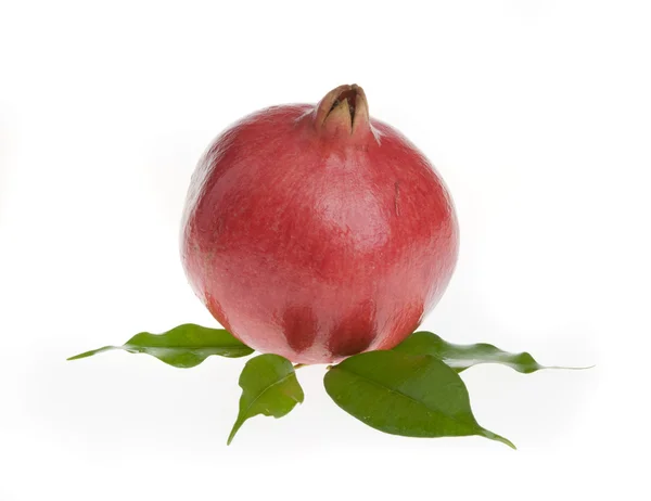 Fresh pomegranat isolated over white — Stock Photo, Image