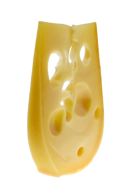 Comida de queijo sobre branco — Fotografia de Stock