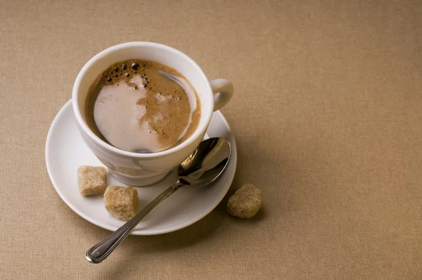Csésze fekete kávé — Stock Fotó