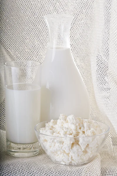 Γάλα προϊόν νεκρή φύση — Φωτογραφία Αρχείου