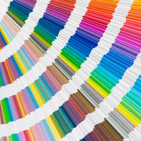 Guia de cores para combinar cores para impressão — Fotografia de Stock