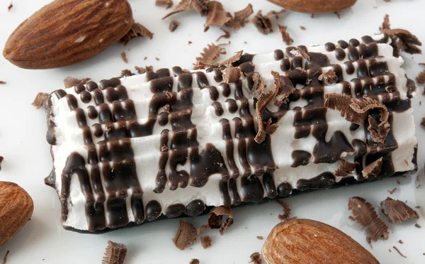 おいしいチョコレートケーキのスライス — ストック写真