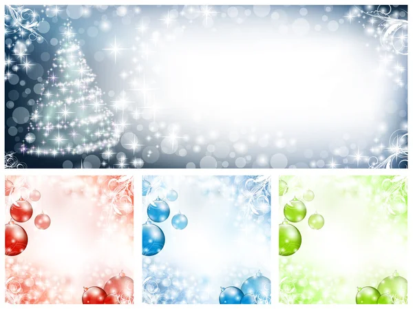 Nouvel An et Noël — Image vectorielle