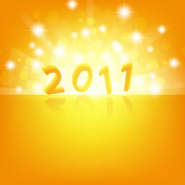 2011 yeni yıl — Stok Vektör
