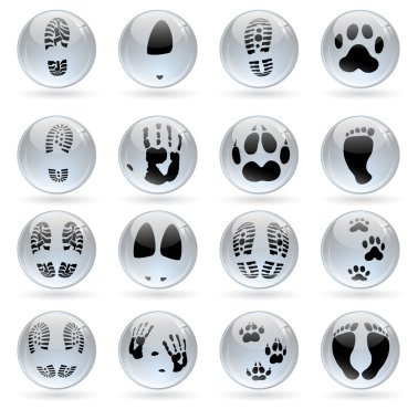 Print glossy balls clipart