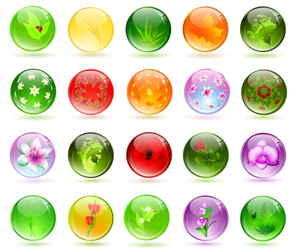 Boules brillantes — Image vectorielle