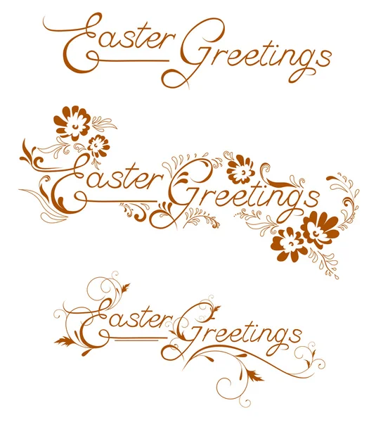 Easter Greetings — Stock Vector