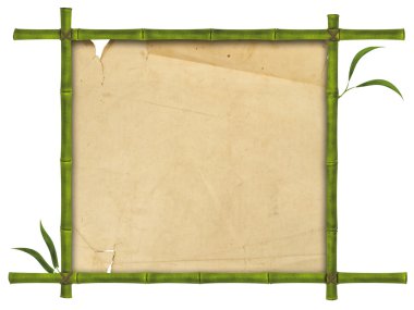 Bamboo frame clipart