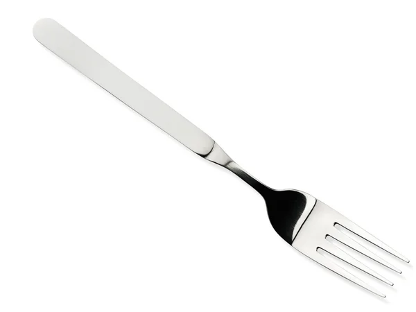Tenedor sobre blanco —  Fotos de Stock