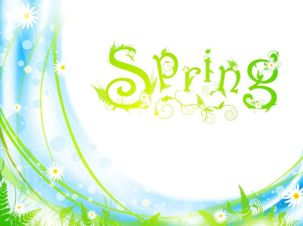 Cadre de printemps — Image vectorielle