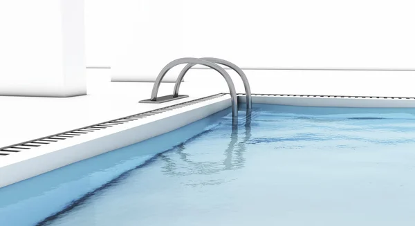 Luxus-Schwimmbad — Stockfoto