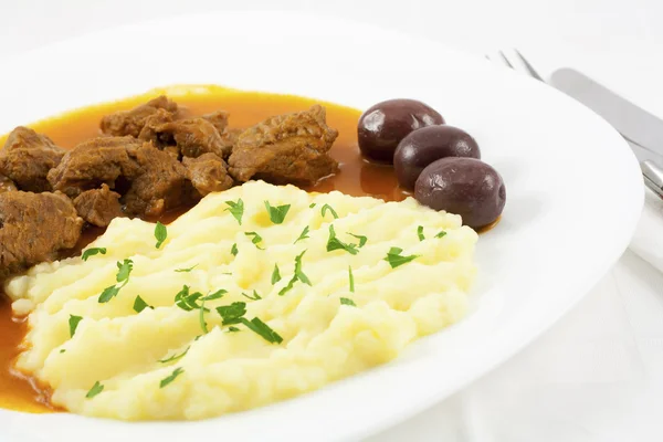 Delicious meal - goulash — Stock Photo, Image