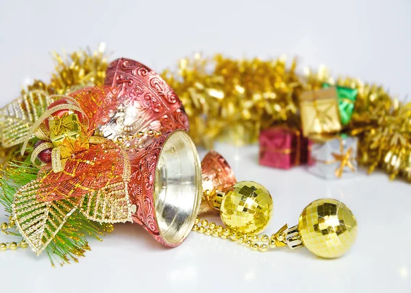 Christmas bells decoration New Year's ornaments — Stock Photo, Image
