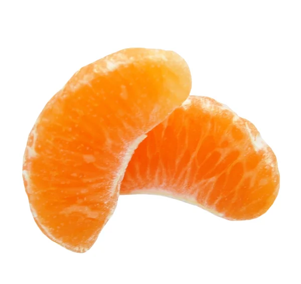 Pedaços de tangerina Imagens Royalty-Free