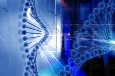 DNA'ın dijital illüstrasyon
