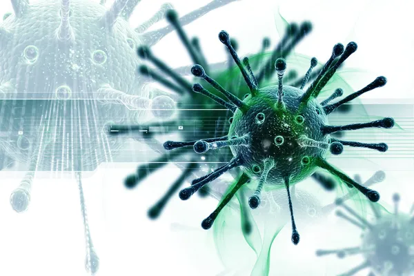 Ilustración conceptual del virus — Foto de Stock
