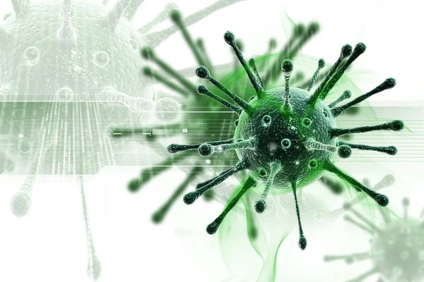 Ilustração conceitual do vírus — Fotografia de Stock