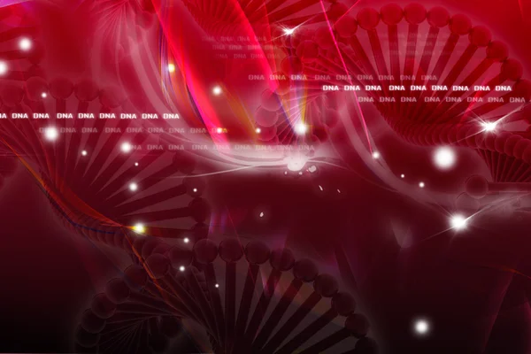 Illustrazione digitale del DNA — Foto Stock