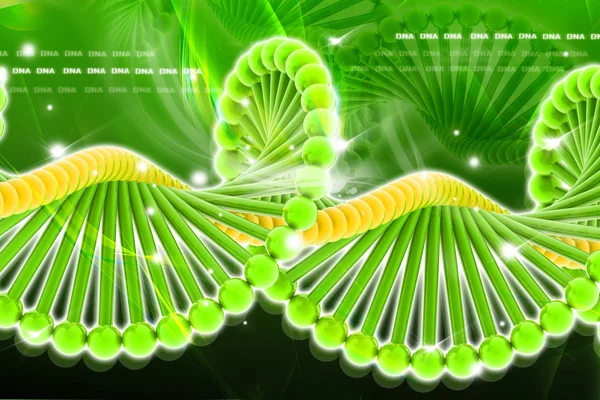 Ilustração digital de DNA — Fotografia de Stock