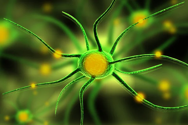 3d nerve cell — Stock Photo, Image