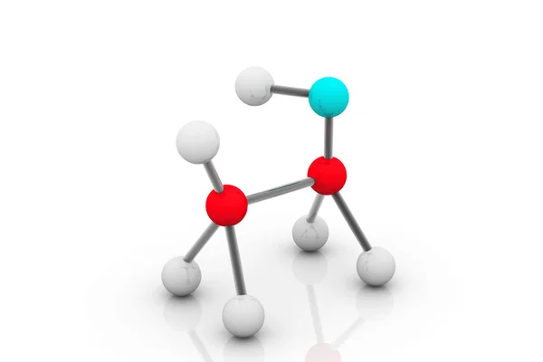 추상적인 백그라운드에서 분자의 디지털 일러스트 — 스톡 사진