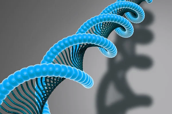 Digital illustration af DNA - Stock-foto