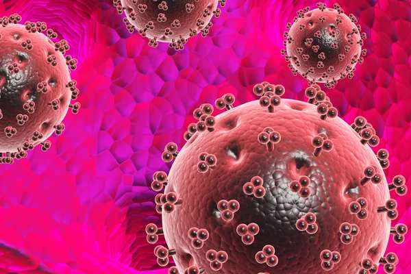 Virüsü Yakın Çekim — Stok fotoğraf