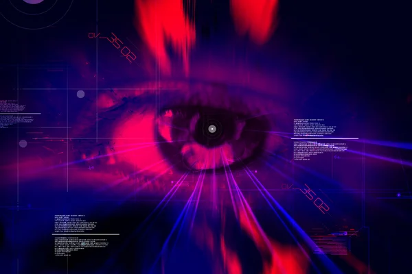 Eye scan — Stockfoto
