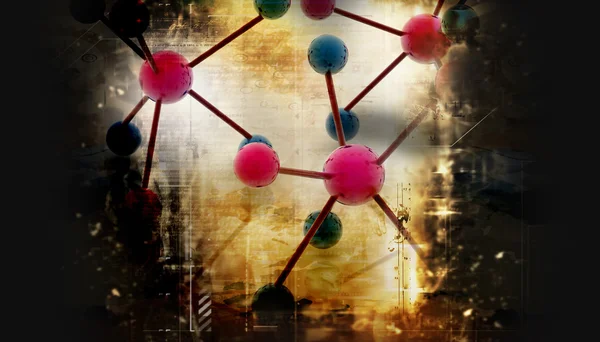 Молекулы — стоковое фото